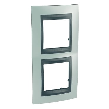 MGU66.004V.294 РАМКА Х2 ВЕРТИКАЛЬНАЯ, ФЛЮОРИТ/ГРАФ Schneider Electric