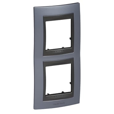 MGU66.004V.298 РАМКА Х2 ВЕРТИКАЛЬНАЯ, БЕРИЛЛ/ГРАФ Schneider Electric