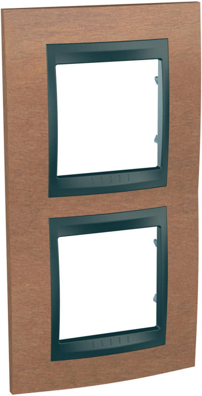 MGU66.004V.2M2 РАМКА Х2 ВЕРТИКАЛЬНАЯ, ВИШНЯ/ГРАФ Schneider Electric