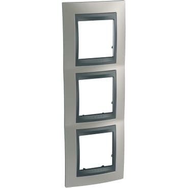 MGU66.006.239 РАМКА Х3, НИКЕЛЬ/ГРАФ Schneider Electric