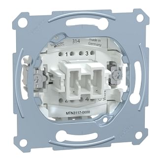Механизм 1-полюсного перекрестного переключателя 10 AX Schneider Electric MTN3117-0000