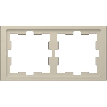 MTN4020-6533 D-Life РАМКА 2-постовая, САХАРА , SD Schneider Electric