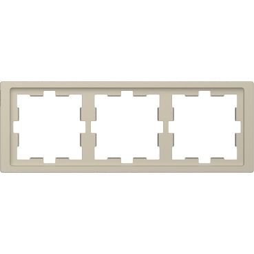 MTN4030-6533 D-Life РАМКА 3-постовая, САХАРА , SD Schneider Electric
