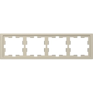MTN4040-6533 D-Life РАМКА 4-постовая, САХАРА , SD Schneider Electric