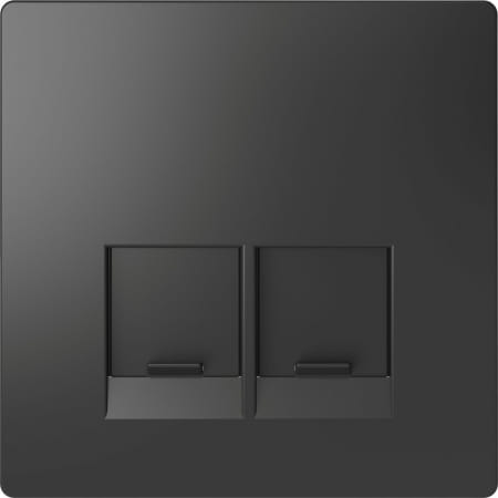 MTN4572-6034 D-Life ЦЕНТР. НАКЛАДКА д/2-х мод. разъемов, пол. д/надписи SE, АНТРАЦИТ , SD Schneider Electric