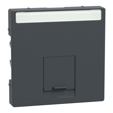 MTN465814 ЦЕНТ.ПЛАТА ДЛЯ РОЗЕТКИ, АНТРАЦИТ Schneider Electric