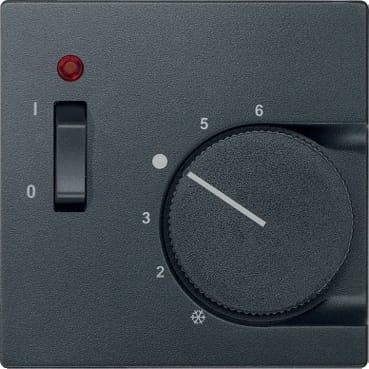 MTN536114 ЦЕНТР. ПЛАТА ТЕРМОРЕГ. С ВЫКЛ., SYSTEM M, ЦВЕТ АНТРАЦИТ Schneider Electric
