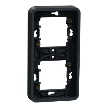 Рамка Mureva Styl 2-постовая верткальн без винтов, IP55, Антрацит Schneider Electric MUR34151