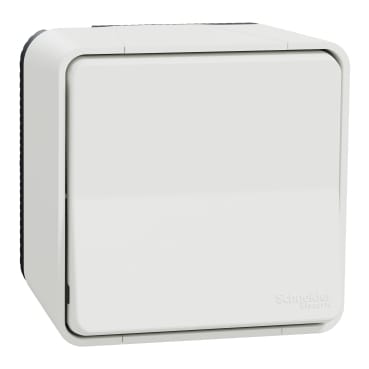 Переключатель Mureva Styl открытой установки, IP55, Белый Schneider Electric MUR39021