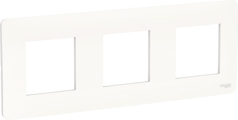 Рамка 3-постовая Unica Studio белый Schneider Electric NU200618