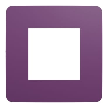Рамка 1-постовая Unica Studio Color ЛИЛОВЫЙ/белый Schneider Electric NU280214