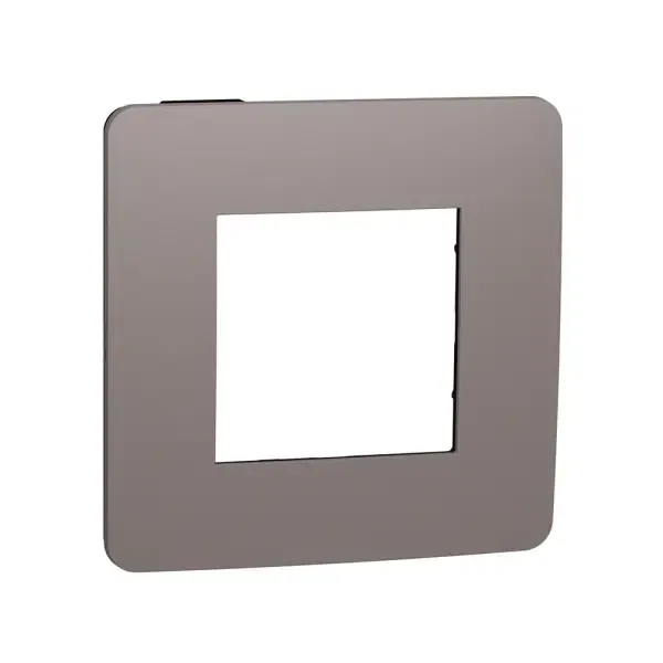 Рамка 1-постовая Unica Studio Color шоколад антрацит Schneider Electric NU280217