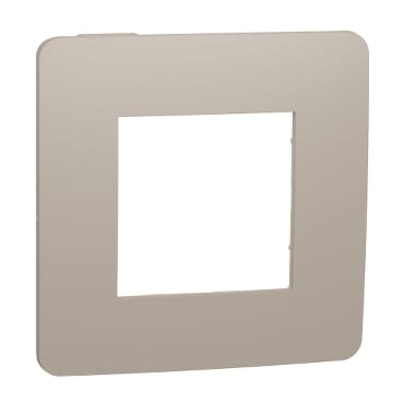 NU280227 UNICA STUDIO РАМКА 1-постовая, ПЕСОЧНЫЙ/бежевый Schneider Electric