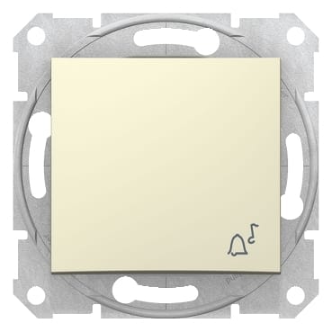 SDN0800147 Кноп.выкл. "звонок", беж. Schneider Electric