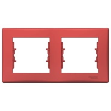 SDN5800341 Рамка 2-пост, красная Schneider Electric