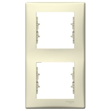 SDN5801147 Рамка х2 вертик., беж. Schneider Electric