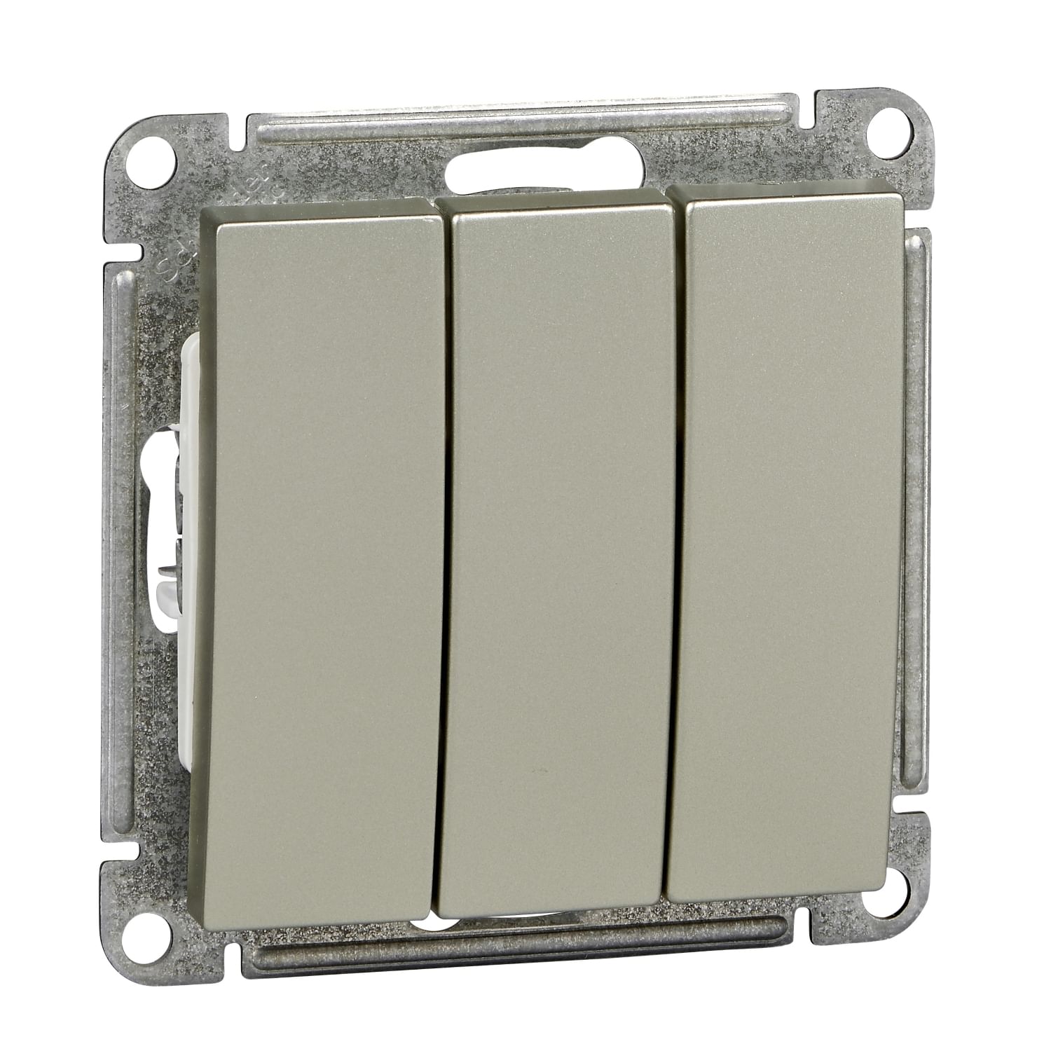 Выключатель W59 3-клавишный, 10А, механизм Шампань Schneider Electric VS0510-351-4-86