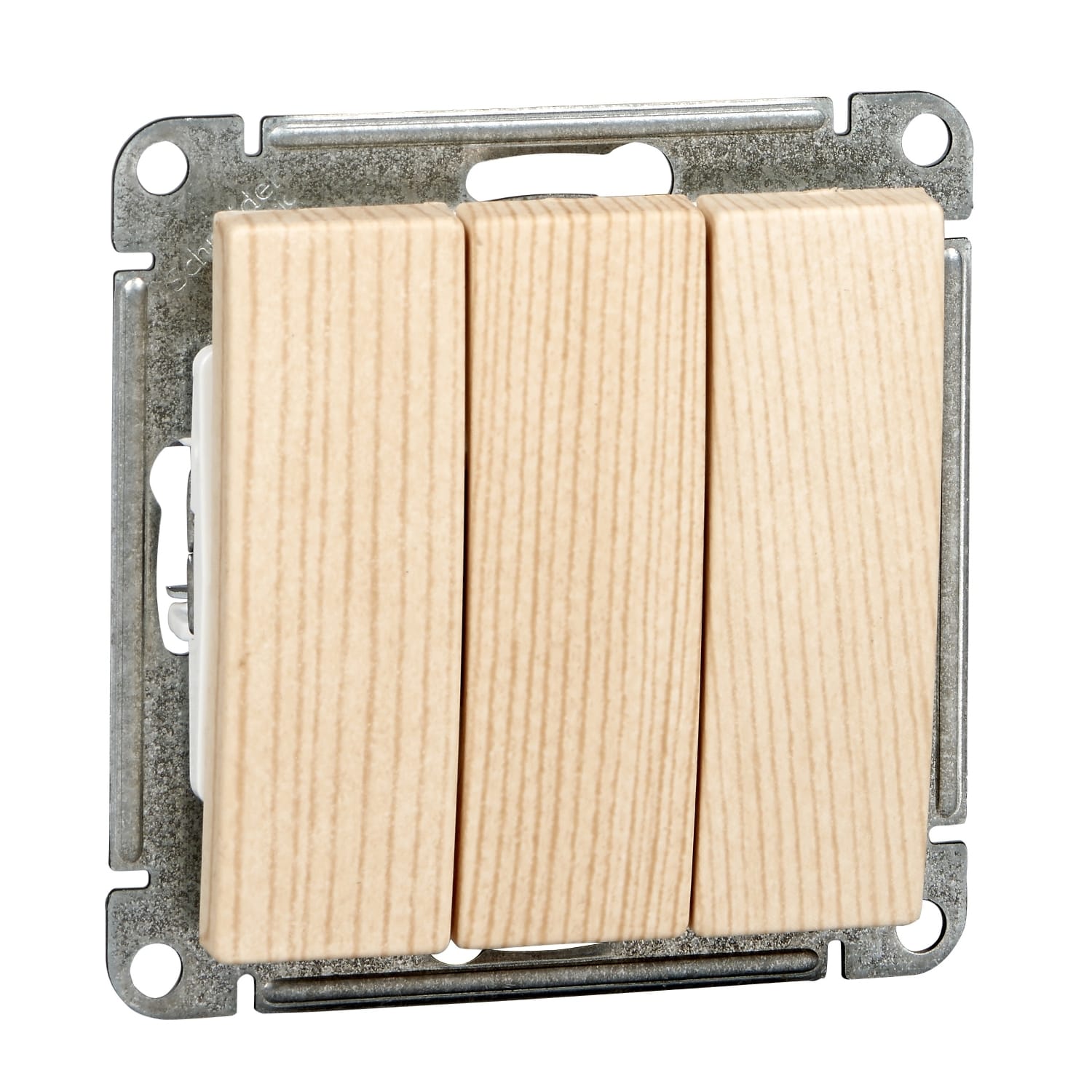 Выключатель W59 3-клавишный, 10А, механизм Сосна Schneider Electric VS0510-351-7-86