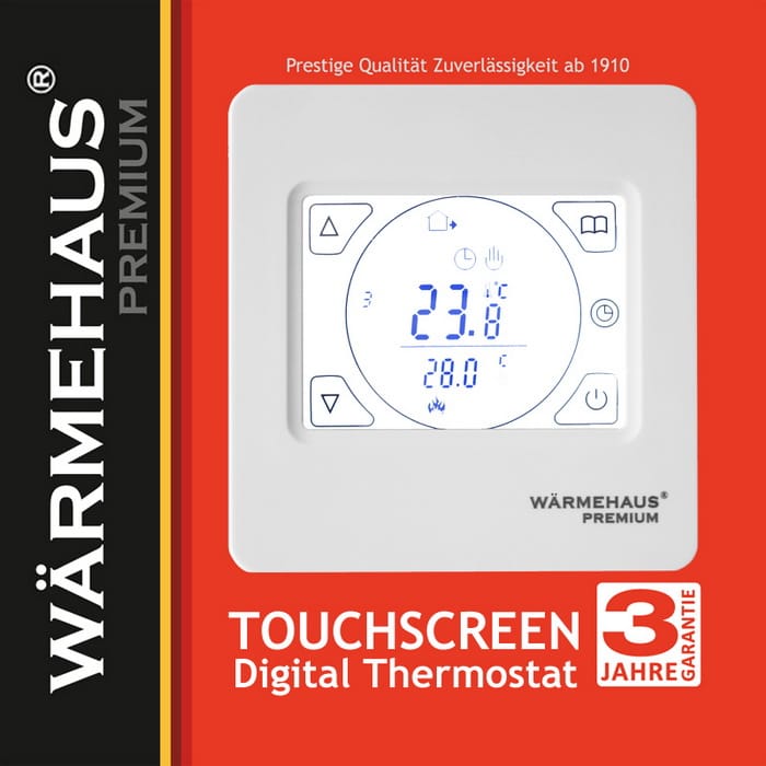 Терморегулятор программируемый WÄRMEHAUS TouchScreen WH 92