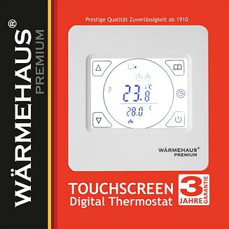 Терморегулятор программируемый WÄRMEHAUS TouchScreen WH 92