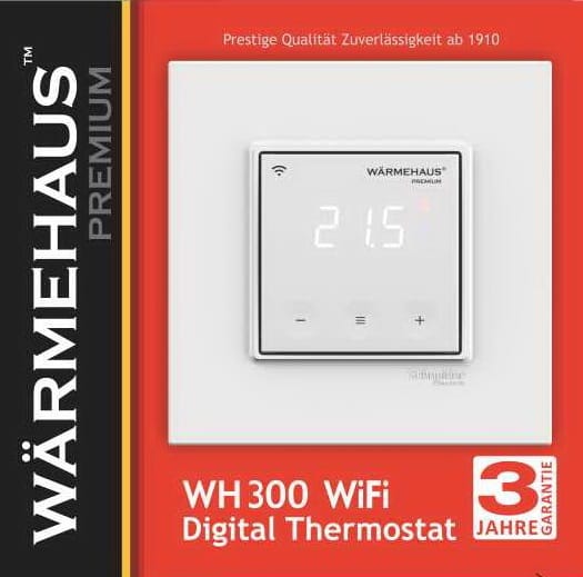 Терморегулятор программируемый WÄRMEHAUS WH 300 Wi-Fi