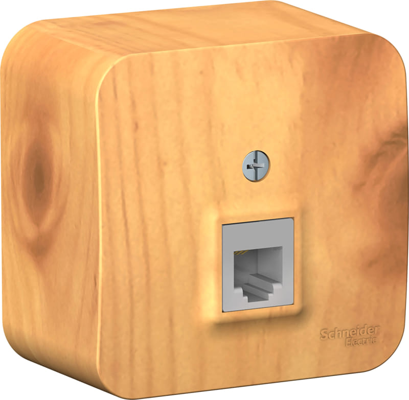 Розетка Blanca телефонная RJ11, Ясень Schneider Electric BLNIA011005