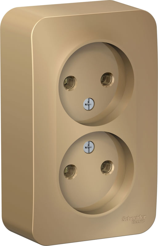 Розетка Blanca без заземления, без шторок, 16А, Титан Schneider Electric BLNRA000214