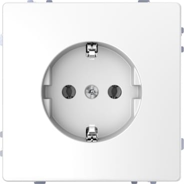 MTN2301-6035 D-Life РОЗЕТКА 16А, с з/к, без шт, БЕЛ. ЛОТОС , SD (MS), шт Schneider Electric MTN2301-6035