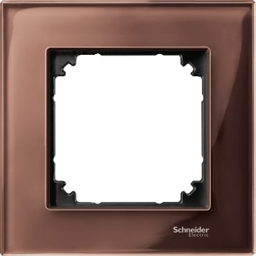 MTN4010-3215 РАМККА СТЕКЛЯН.1-МЕСТНАЯ МАХАГОН (MS) Schneider Electric MTN4010-3215