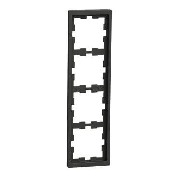 MTN4040-6534 D-Life РАМКА 4-постовая, АНТРАЦИТ , SD (MS) Schneider Electric MTN4040-6534