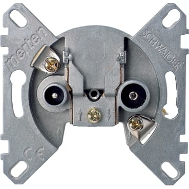 MTN466098 МЕХАНИЗМ TV/FM, ПРОХОДНОЙ, 2/10DB (MS), шт Schneider Electric MTN466098