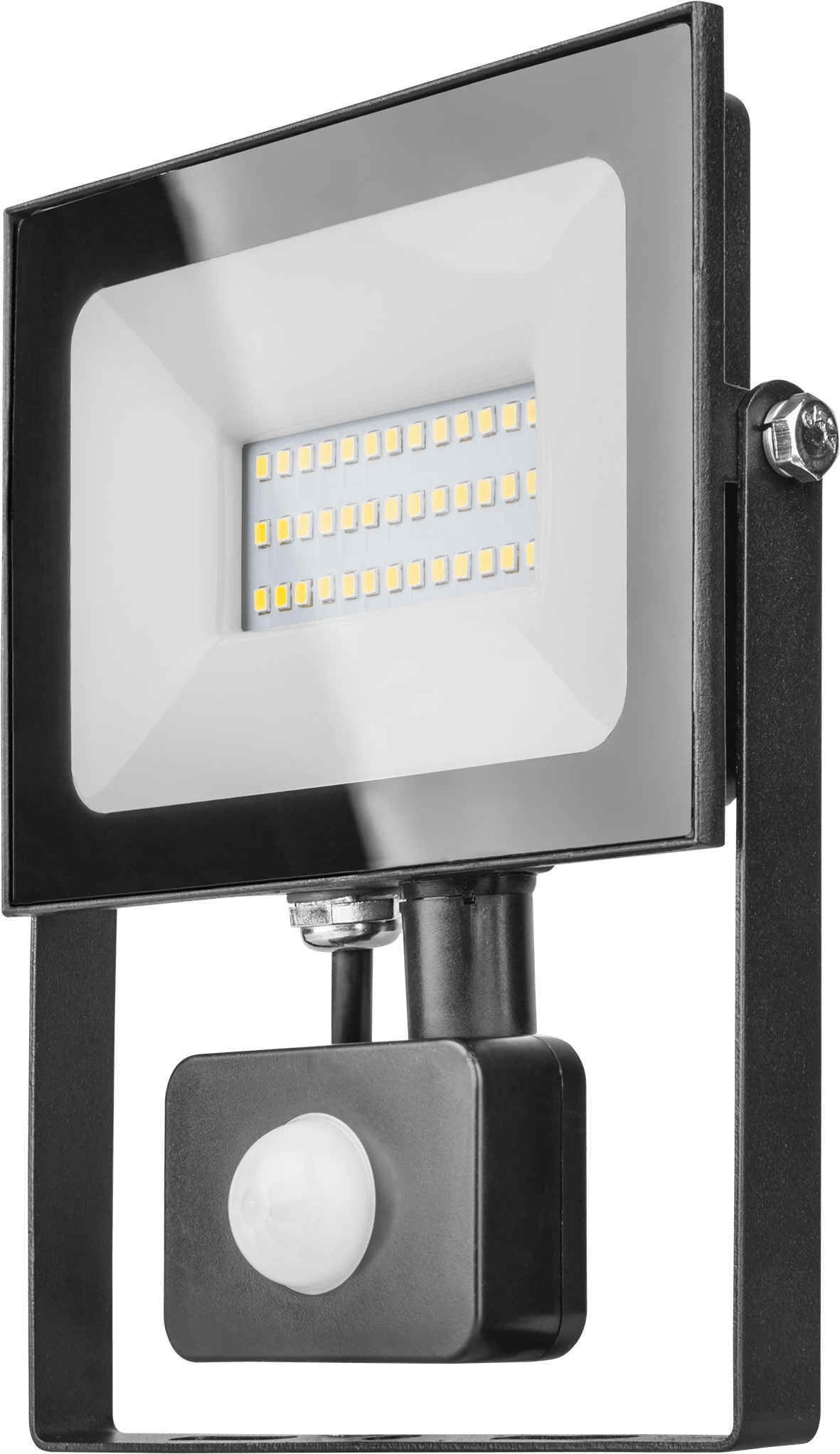Прожектор LED 30Вт с датчиком движения черный 4000K OFL-02-BL-IP65-SNRA ОНЛАЙТ 61984