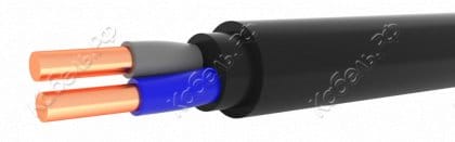 Кабель ВВГнг -LSп 2х 2,5 (А) (ож)-0,66 цена за 1 метр Калужский кабельный завод