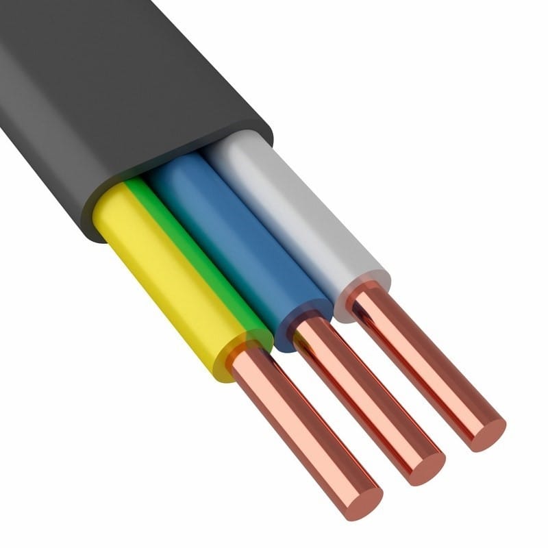 Кабель ВВГнг -LSп 3х 2,5 (А) (0,66кВ) цена за 1 метр Калужский кабельный завод