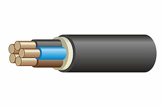 Кабель ВВГнг -LS 5х 2,5 ЗП (А) (0,66 кВ) цена за 1 метр Калужский кабельный завод
