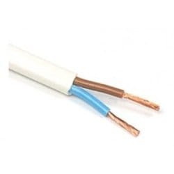 Провод ПВС 2х 0,75 (бел) цена за 1 метр Калужский кабельный завод