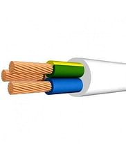 Провод ПВС 3х 2,5 (бел) цена за 1 метр Калужский кабельный завод