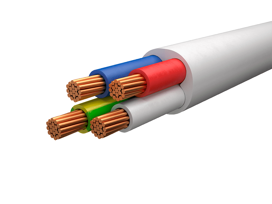 Провод ПВС 4х 1,5 цена за 1 метр Калужский кабельный завод