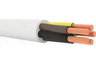 Провод ПВС 5х 2,5 (бел) цена за 1 метр Калужский кабельный завод