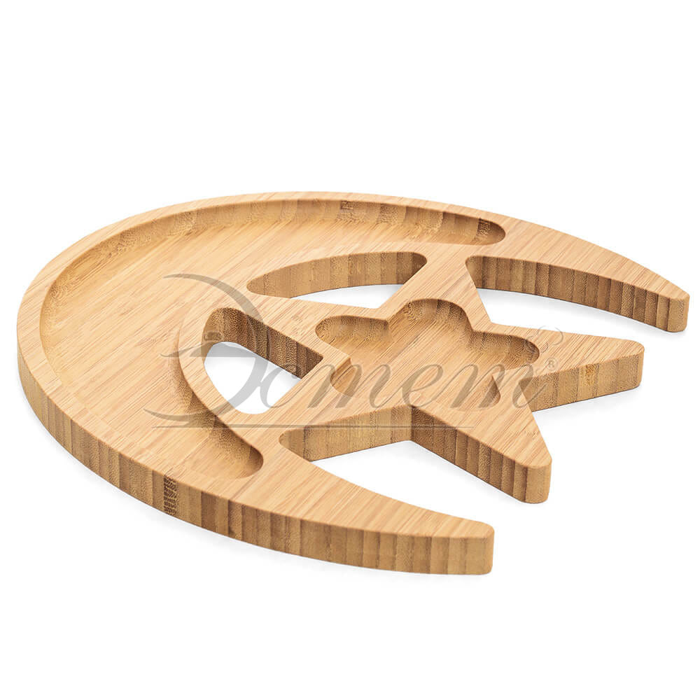 Менажница 2 секции ЭТ-73380 бамбук Эстет