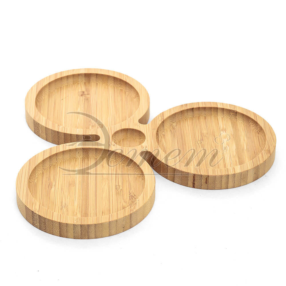 Менажница 3 секции ЭТ-73379 бамбук Эстет