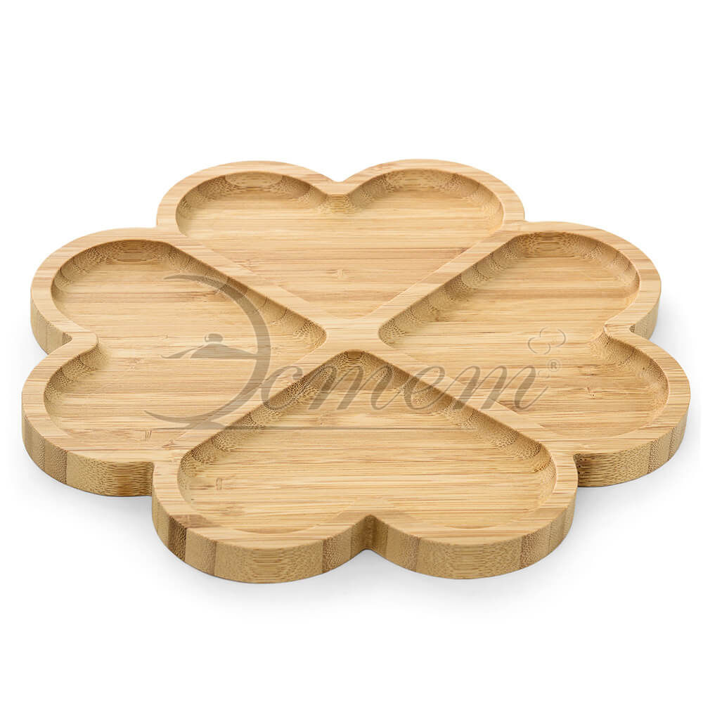 Менажница 4 секции ЭТ-73374 бамбук Эстет