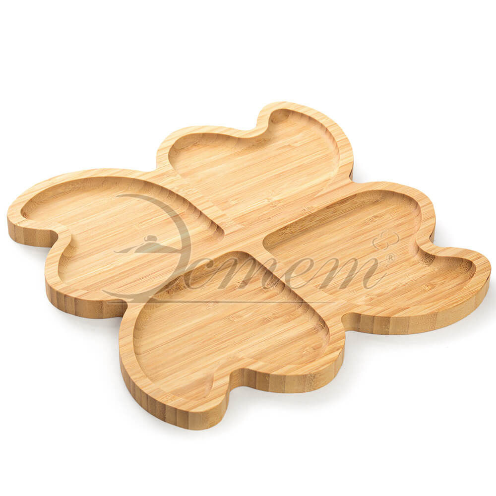 Менажница 4 секции ЭТ-73375 бамбук Эстет