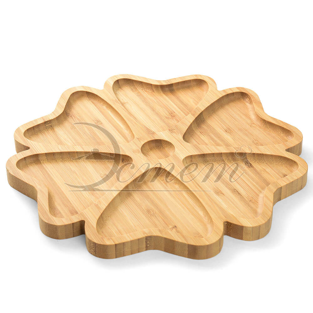 Менажница 6 секций ЭТ-73381 бамбук Эстет