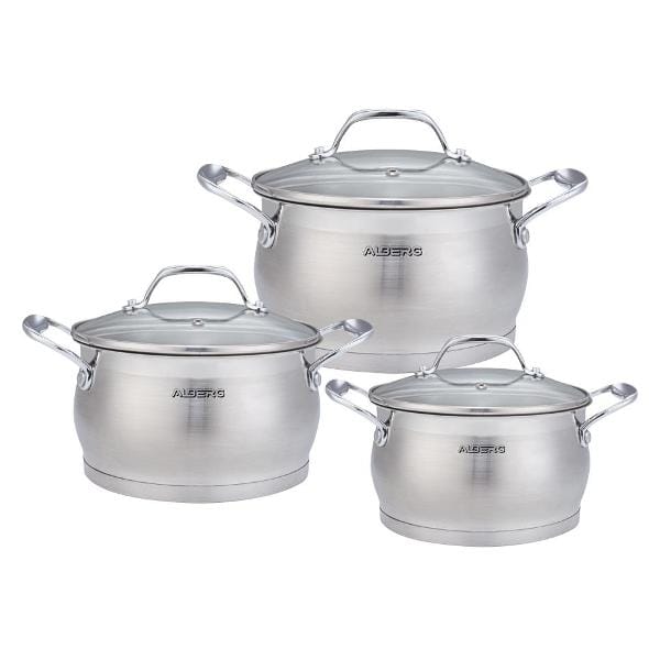 Набор кастрюль AL-2013 4,8/7,8/9,4л ALBERG