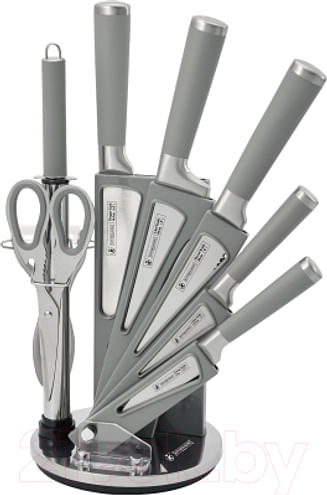 Набор ножей 9 предметов Mercury KK-HL8-GRY