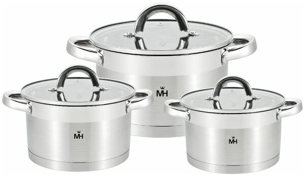 Набор посуды MC-1697 6пр 1,8/2,4/3,3л Mercury MC-1697