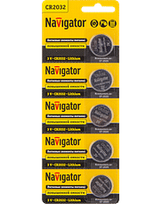 Элемент питания CR NBT-CR2032-BP5 (цена за 5 шт.) Navigator 94765