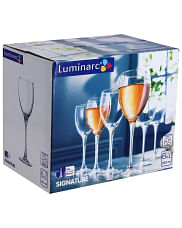 Фужеры для вина SIGNATURE 0,25л 6шт Н8168 Luminarc