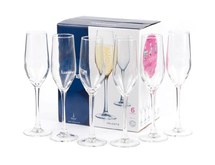 Фужеры для шамп CELESTE 0,16л 6шт L5829 Luminarc